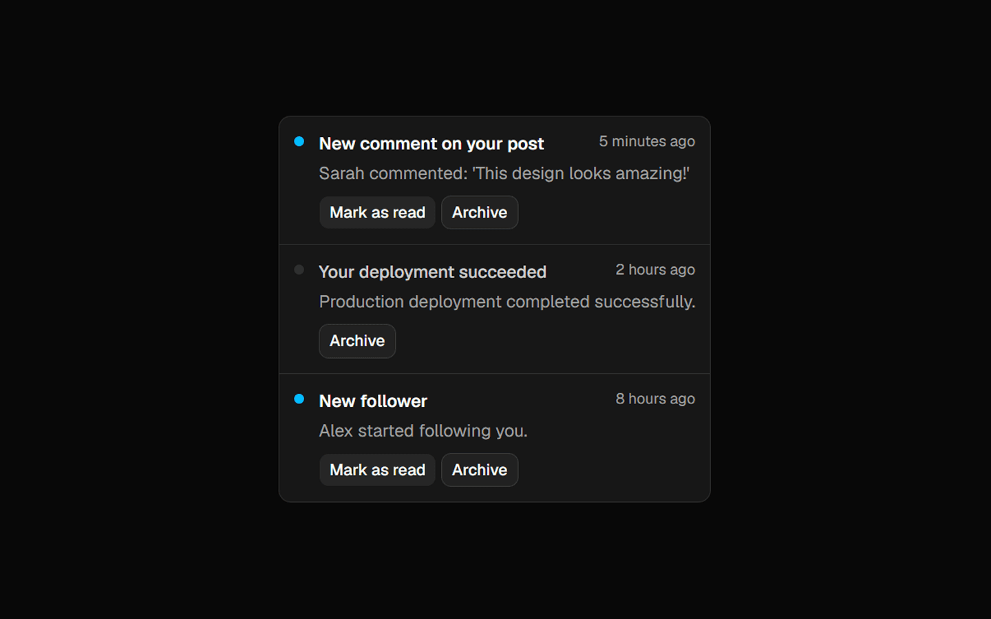 Bela UI Notification Item cover